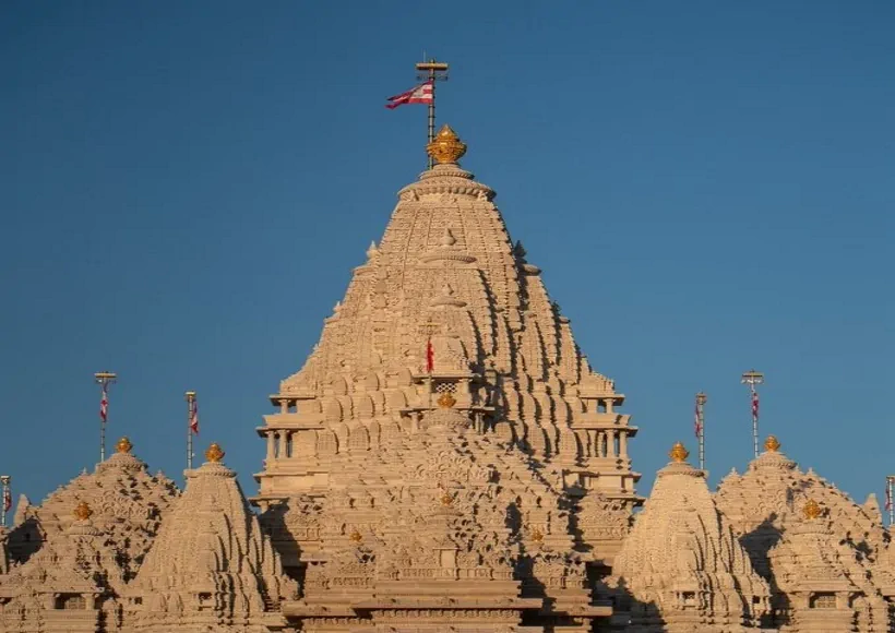 New Jersey's Akshardham Temple-pic credit -rightwingchora Twitter