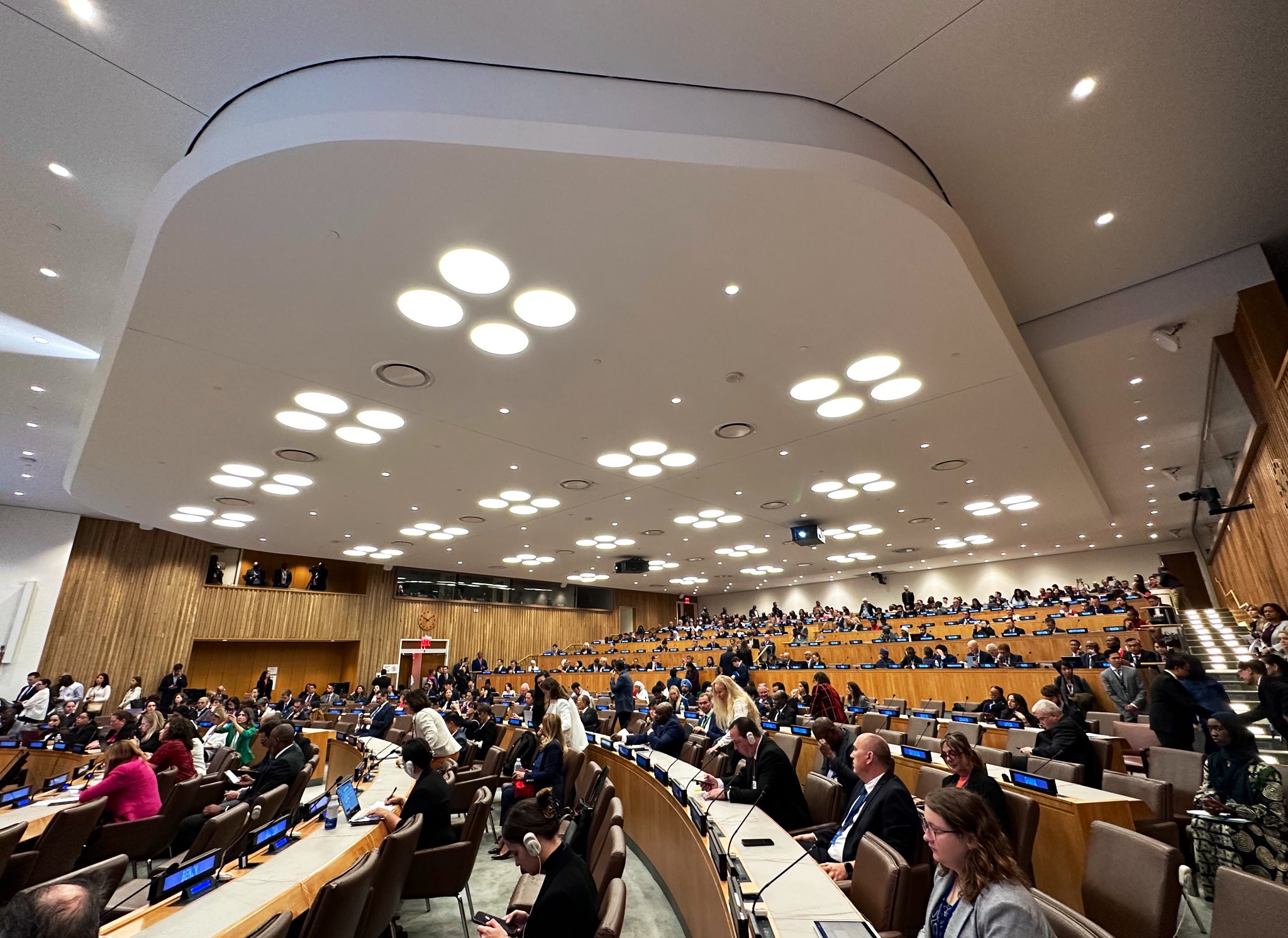 UN meeting (pic credit UN GA President twitter)