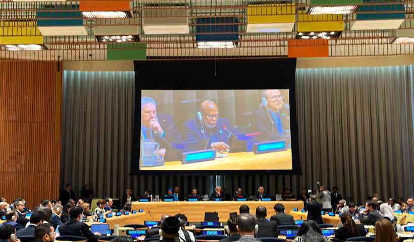UN meeting (pic credit UN GA President twitter)