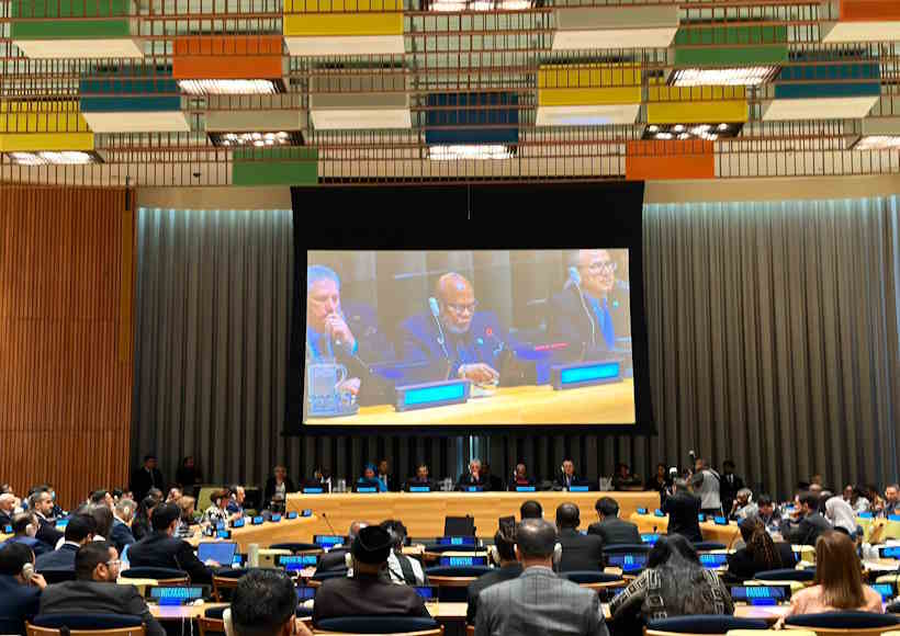 UN meeting (pic credit UN GA President twitter)