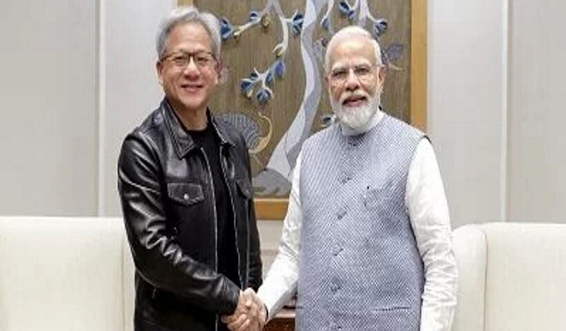 PM Modi meets Nvidia chief Jensen Huang