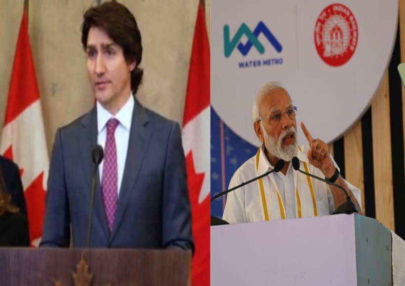 प्रधानमंत्री जस्टिन ट्रूडो और प्रधानमंत्री नरेंद्र मोदी