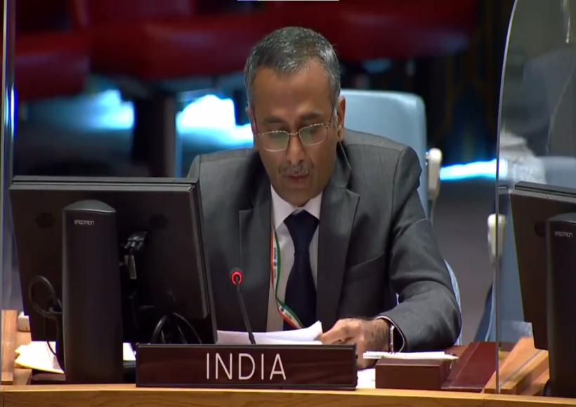 आर. रवींद्र (तस्वीर साभार भारतयूएनन्यूयॉर्क "एक्स")