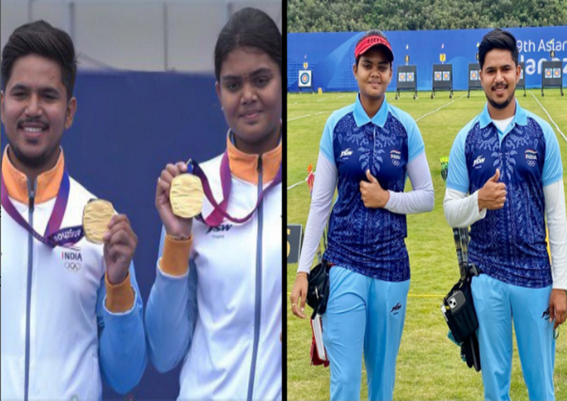 ज्योति,ओजस की जोड़ी ने जीता स्वर्ण