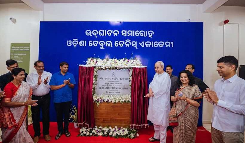 Table Tennis Academy Inauguration by Naveen Patnaik (pic credit Naveen_Odisha "X")