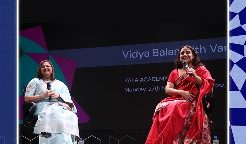 Vidya Balan at IFFI Goa (pic credit IFFIGoa "X")