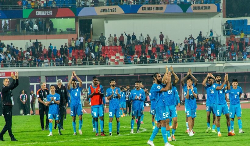 Indian football team (pic credit IndianFootball "X")