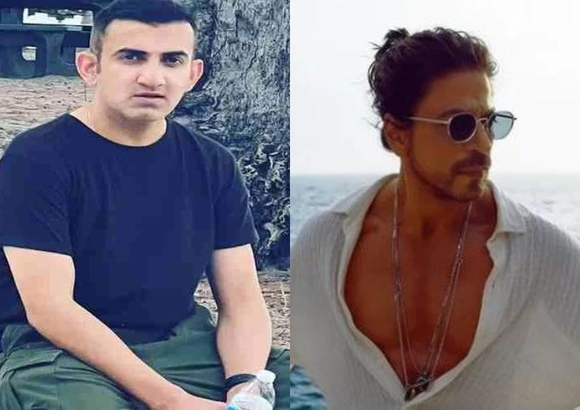 गौतम गंभीर और शाहरुख़ खान