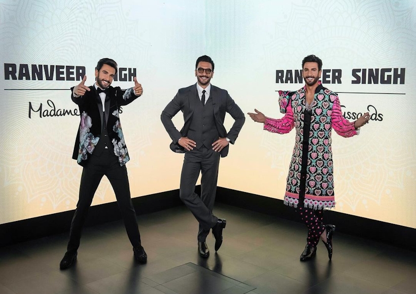 Ranveer Singh wax figures (pic credit ranveersingh "Insta")