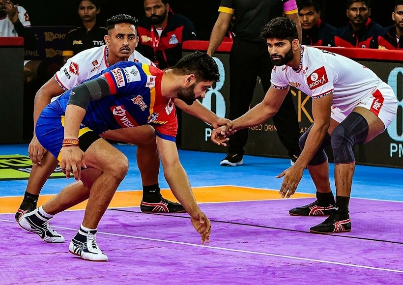 Up vs Haryana PKL (pic credit ProKabaddi "X")