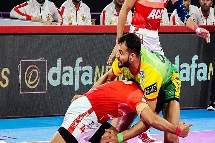 पटना बनाम गुजरात पीकेएल (तस्वीर क्रेडिट प्रोकबड्डी एक्स)