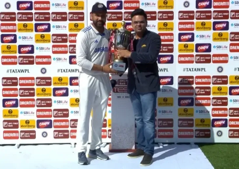 जय शाह के साथ कप्तान रोहित शर्मा