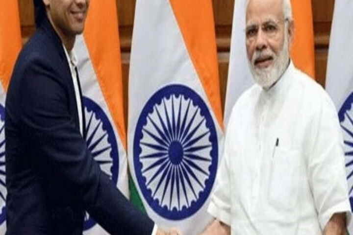 प्रधानमंत्री नरेंद्र मोदी और नीरज चोपड़ा