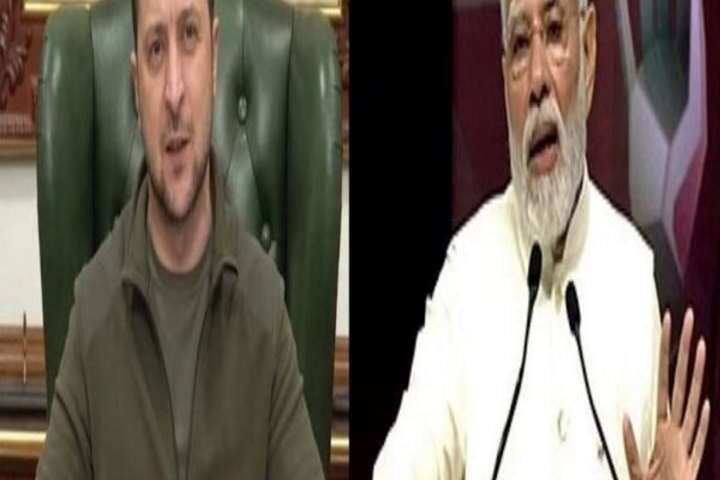 प्रधानमंत्री नरेंद्र मोदी और यूक्रेन के राष्ट्रपति वोलोदिमिर जेलेंस्की