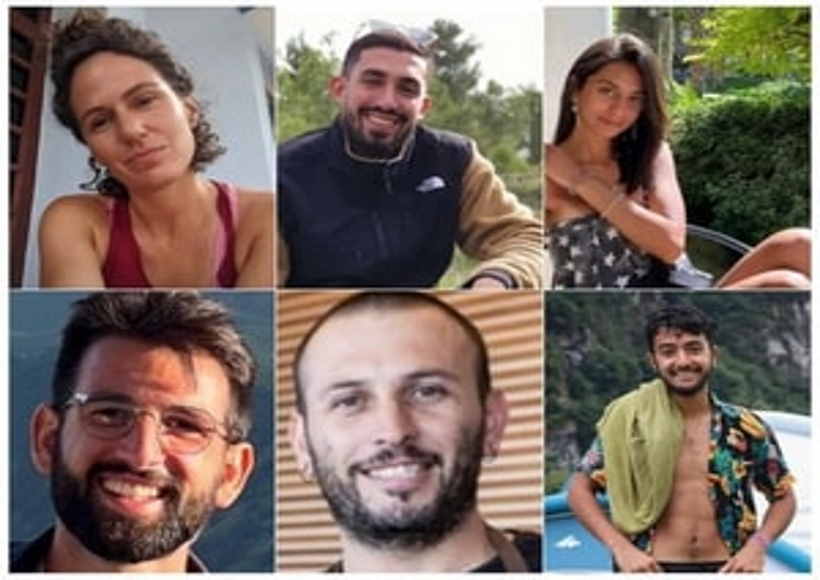 इजरायल ने गाजा में बरामद छह बंधकों के शव के तस्वीरें जारी की