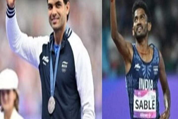 नीरज चोपड़ा और अविनाश साबले