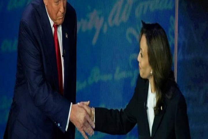 डोनाल्ड ट्रंप और कमला हैरिस