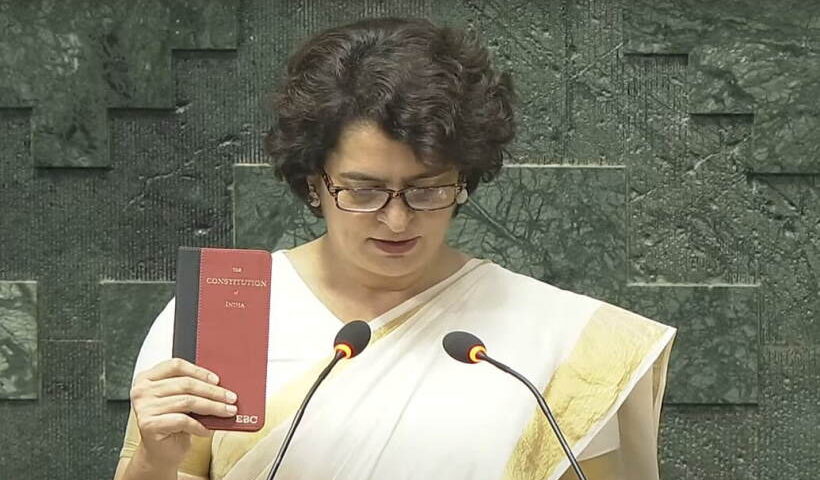 प्रियंका गांधी (तस्वीर क्रेडिट@ZIYAKHAN9554)