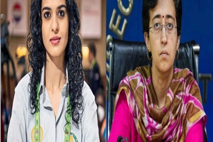 तानिया सचदेव और मुख्यमंत्री आतिशी (तस्वीर क्रेडिट@thenewsdrum)