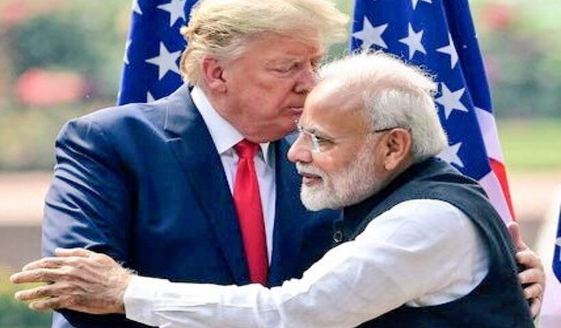 पीएम मोदी और डोनाल्ड ट्रंप (तस्वीर क्रेडिट@SonOfBharat7)
