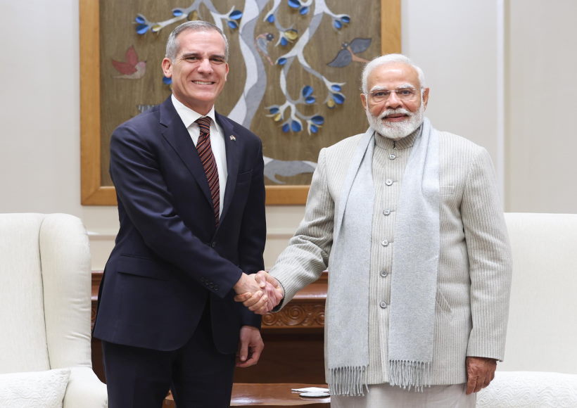 एरिक गार्सेटी और पीएम मोदी (तस्वीर क्रेडिट@USAmbIndia)