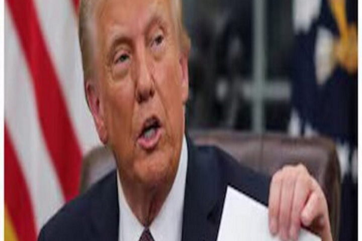 अमेरिकी राष्ट्रपति डोनाल्ड ट्रंप (तस्वीर क्रेडिट@Pranjal58816902)