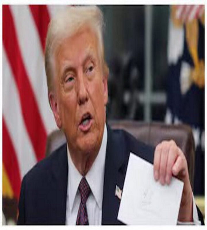 अमेरिकी राष्ट्रपति डोनाल्ड ट्रंप (तस्वीर क्रेडिट@Pranjal58816902)