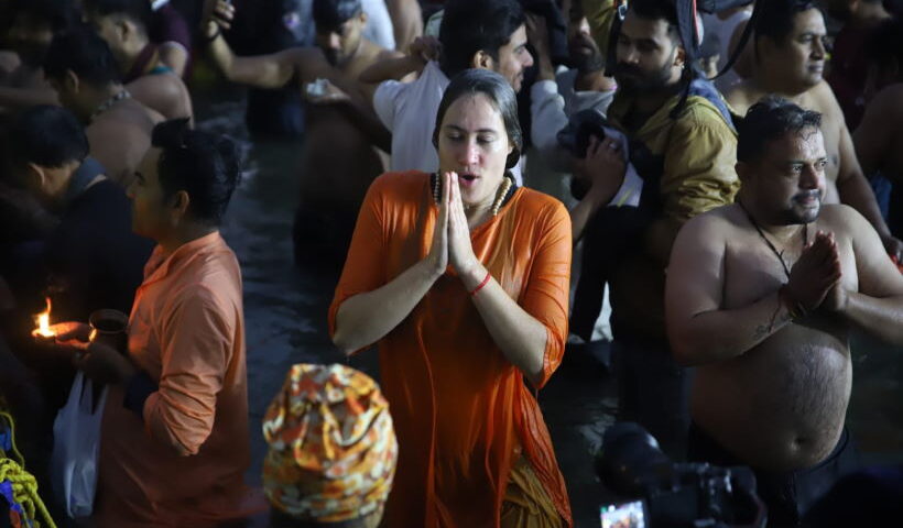 महाकुंभ (तस्वीर क्रेडिट@aapka_vineet)