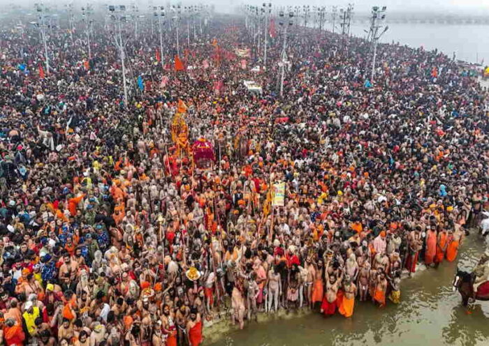 महाकुंभ (तस्वीर क्रेडिट@rajeshdabral07)