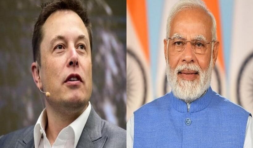एलन मस्क और नरेंद्र मोदी