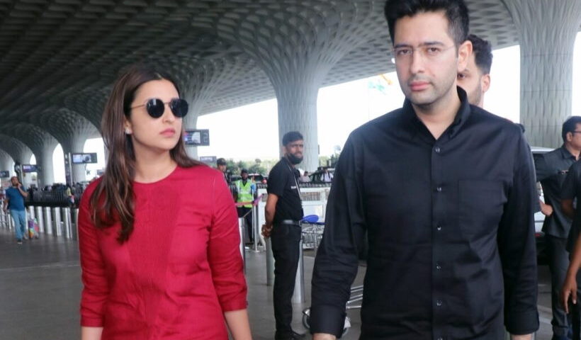 राघव चड्ढा और अभिनेत्री परिणीति चोपड़ा