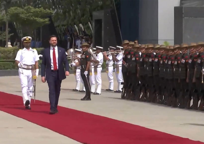 अमेरिकी उपराष्ट्रपति जेडी वेंस की भारत यात्रा (तस्वीर क्रेडिट@im_anshultyagi)