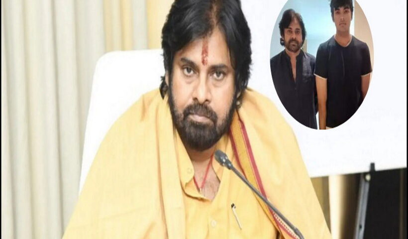 पवन कल्याण अपने बेटे के साथ