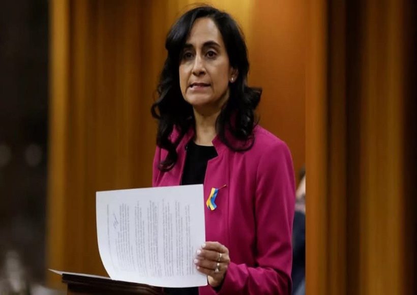 कनाडा की नई विदेश मंत्री अनीता आनंद (तस्वीर क्रेडिट@jpsin1)