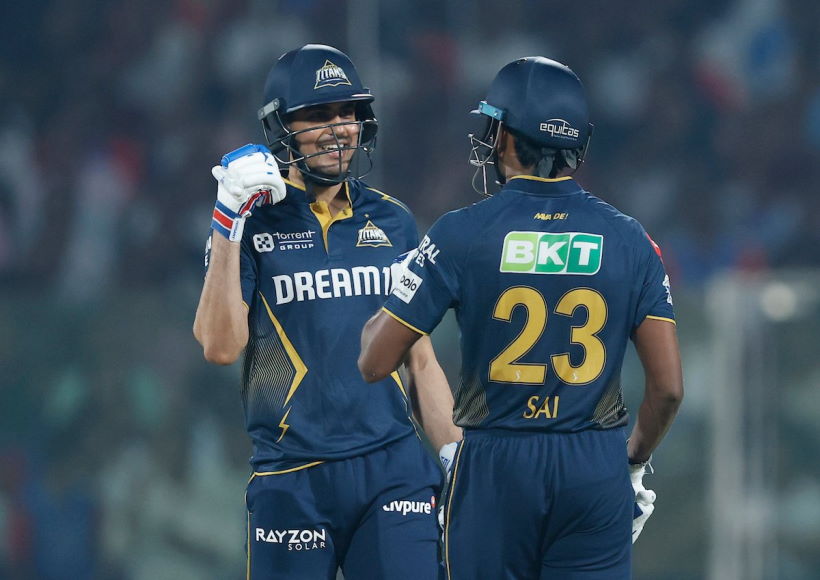 साई सुदर्शन और कप्तान शुभमन गिल (तस्वीर क्रेडिट@ImTanujSingh)