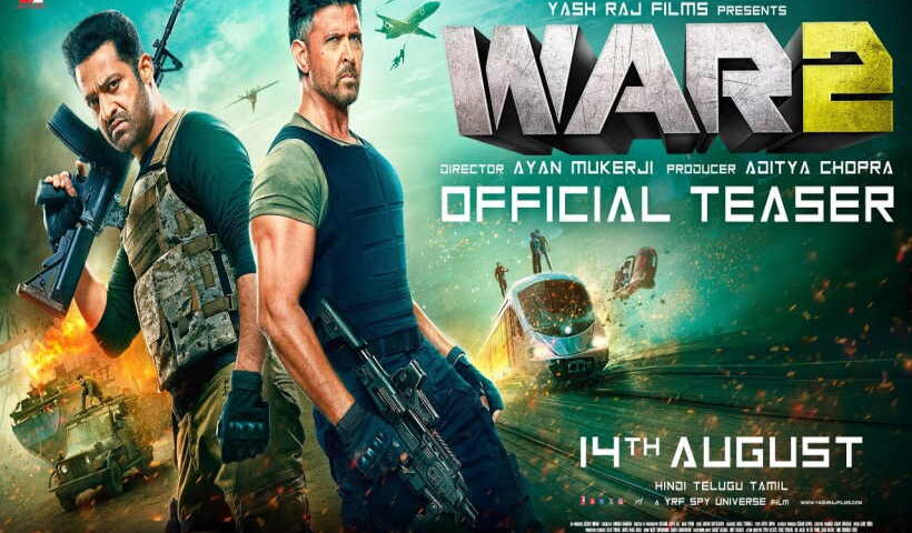 वॉर 2 का टीज़र रिलीज़ (तस्वीर क्रेडिट@AzzuVoice)