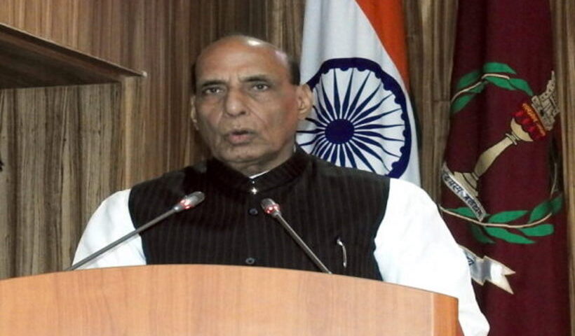 भारतीय रक्षा मंत्री राजनाथ सिंह