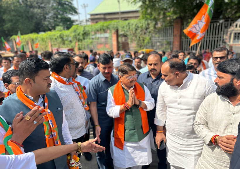 मध्यप्रदेश सरकार के मंत्री कैलाश विजयवर्गीय (तस्वीर क्रेडिट@bablusharmabjp)