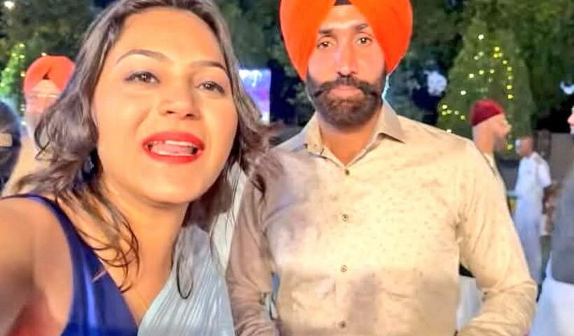 ज्योति मल्होत्रा,जसबीर सिंह (तस्वीर क्रेडिट@SachinGuptaUP)