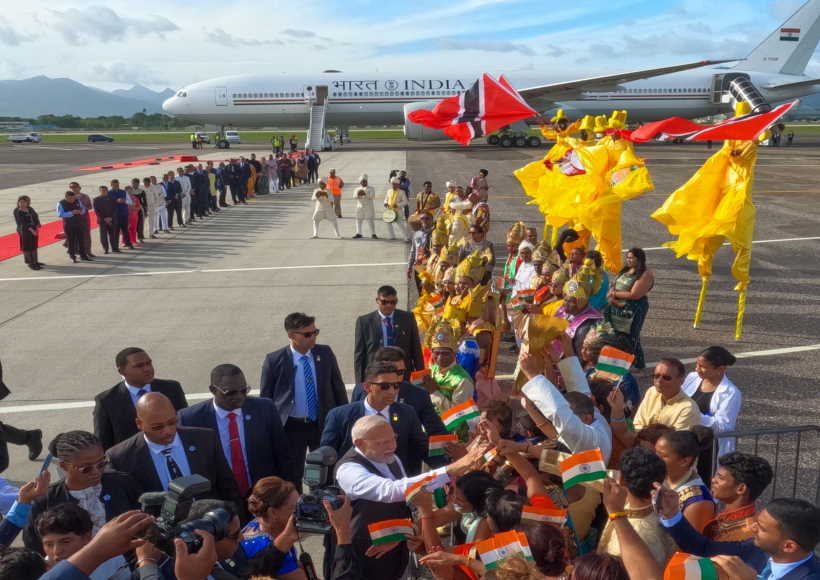 प्रधानमंत्री नरेंद्र मोदी की त्रिनिदाद एंड टोबैगो यात्रा (तस्वीर क्रेडिट@SanjayPathak3)