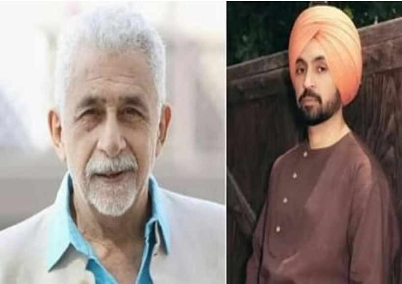नसीरुद्दीन शाह और दिलजीत दोसांझ (तस्वीर क्रेडिट@Sharmarituji)