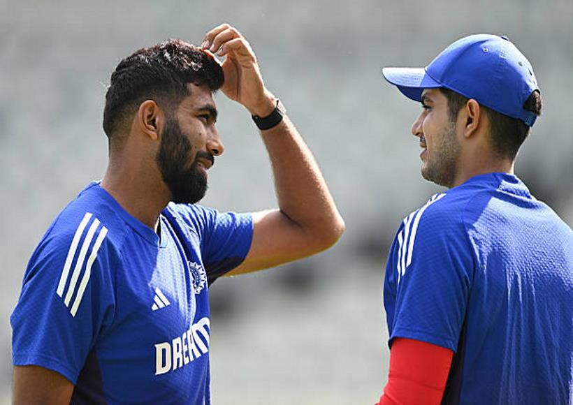 शुभमन गिल और जसप्रीत बुमराह (तस्वीर क्रेडिट@JassPreet96)