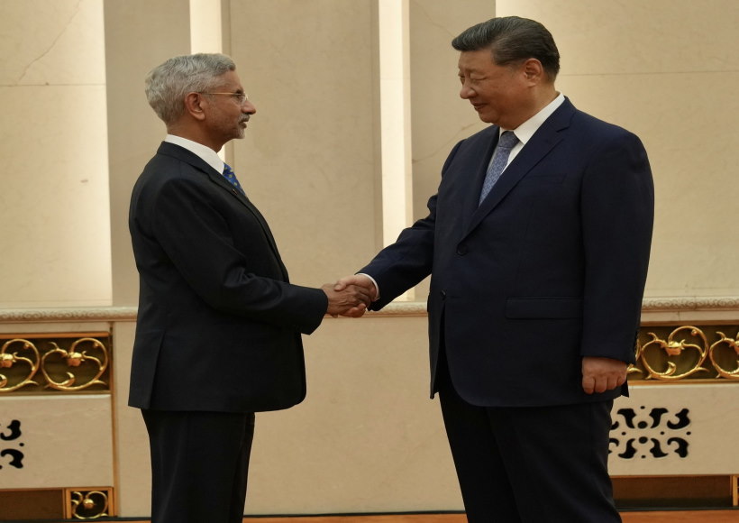 विदेश मंत्री जयशंकर ने राष्ट्रपति जिनपिंग से मुलाकात की (तस्वीर क्रेडिट@imamit_sharma)