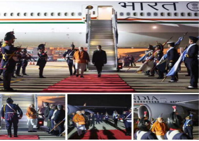 पीएम नरेंद्र मोदी की ऐतिहासिक अर्जेंटीना यात्रा (तस्वीर क्रेडिट@BJPAkashG)