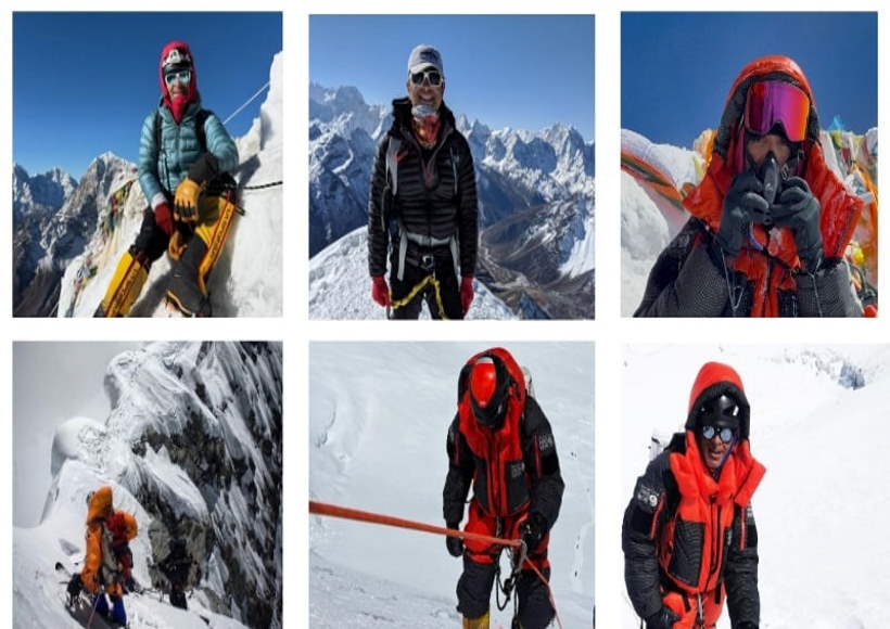 सौरभ भसीन माउंट एवरेस्ट की चोटी पर पहुँचे