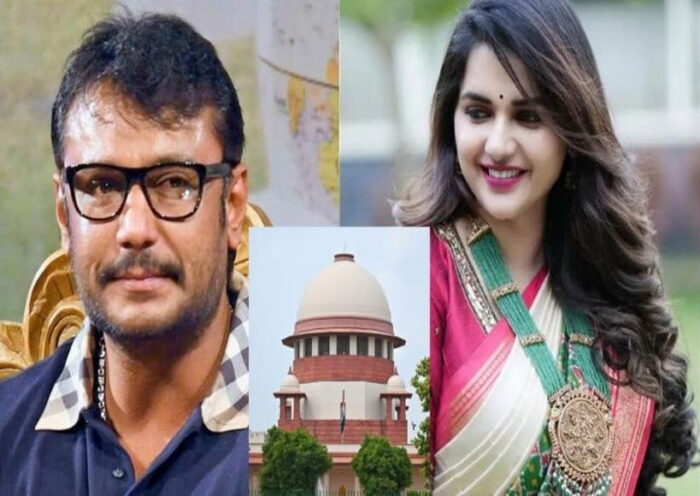 रेणुकास्वामी मर्डर केस में कन्नड़ एक्टर दर्शन थूगुदीपा की जमानत रद्द (तस्वीर क्रेडिट@OpIndia_in)