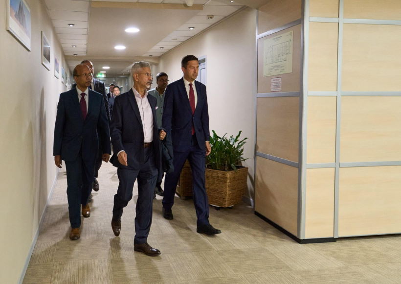 मॉस्को पहुँचे भारत के विदेश मंत्री एस. जयशंकर (तस्वीर क्रेडिट@nishu_jaihind)