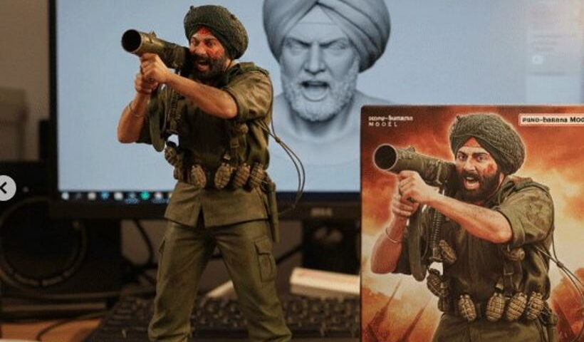 सनी देओल ने वायरल एआई ट्रेंड फॉलो किया (तस्वीर क्रेडिट@lagatarIN)