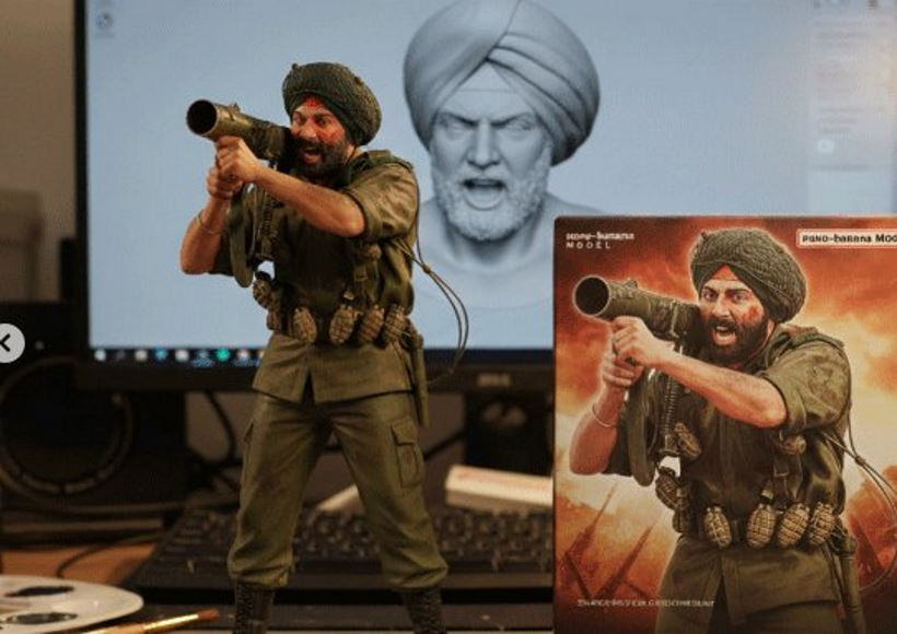 सनी देओल ने वायरल एआई ट्रेंड फॉलो किया (तस्वीर क्रेडिट@lagatarIN)