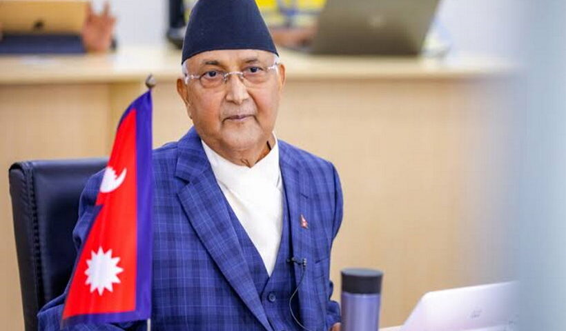 नेपाल के पूर्व प्रधानमंत्री केपी (तस्वीर क्रेडिट@CommonBS786OM)